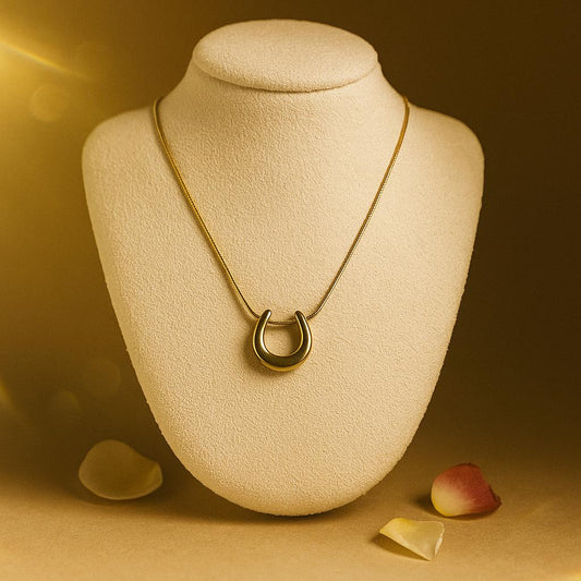 half moon necklace