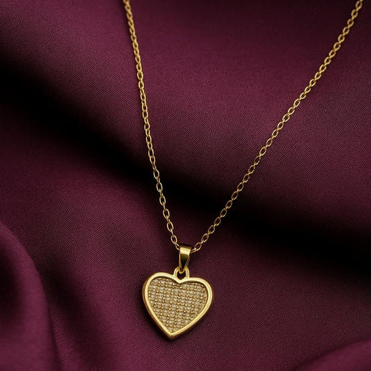 Simple heart with stone