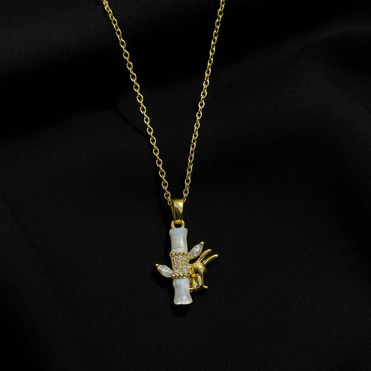 Rabbit stone necklace