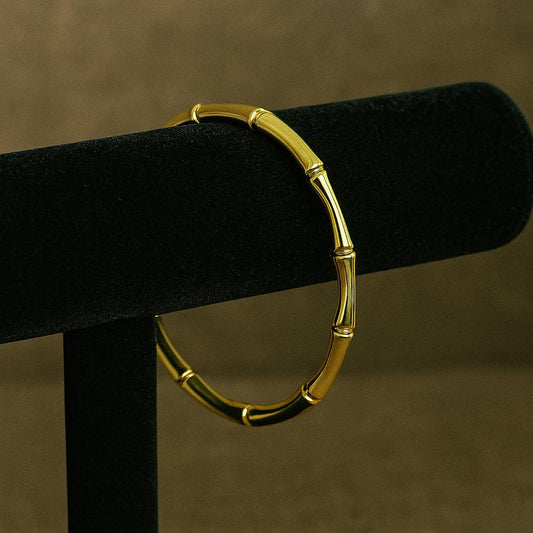 Bamboo clip bangles