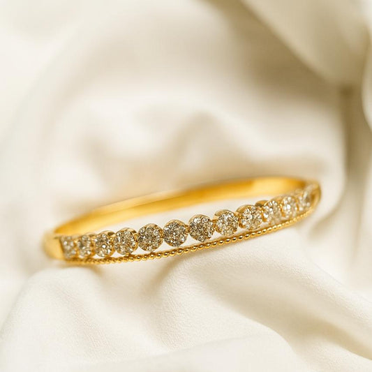 Half stone bangles